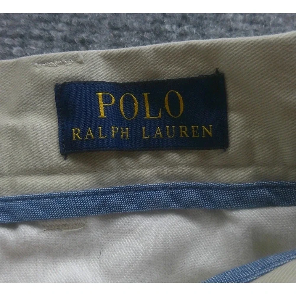 Polo Ralph Lauren Shorts‎ Men 40 Khaki Classic Fit Chino Golf Preppy Coastal Dad